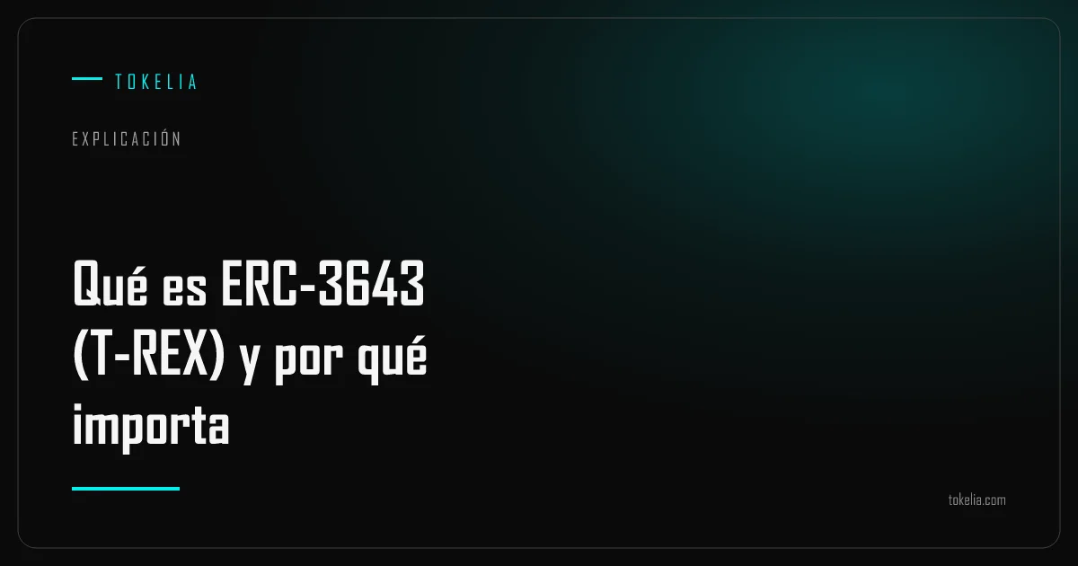 Un contrato de token permisionado verificando identidad y cumplimiento antes de autorizar una transferencia, representando ERC-3643